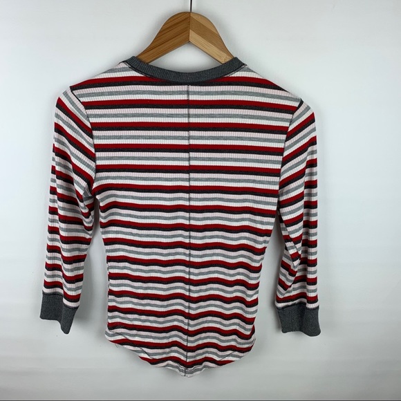 Intimately Free People Striped Ribbed Knit Shirt - Picture 7 of 8